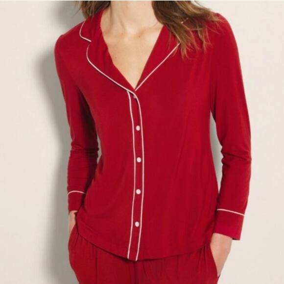 Soma Cool Nights Pajama Set - Paint the Town Red - Picture 2 of 8
